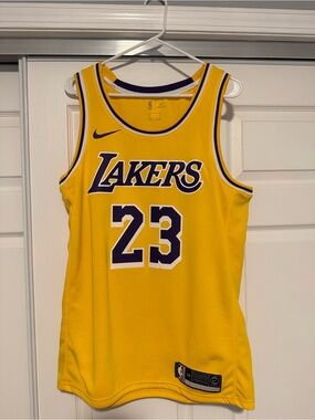Nike | LeBron James #23 Home Jersey, Gold, Size L